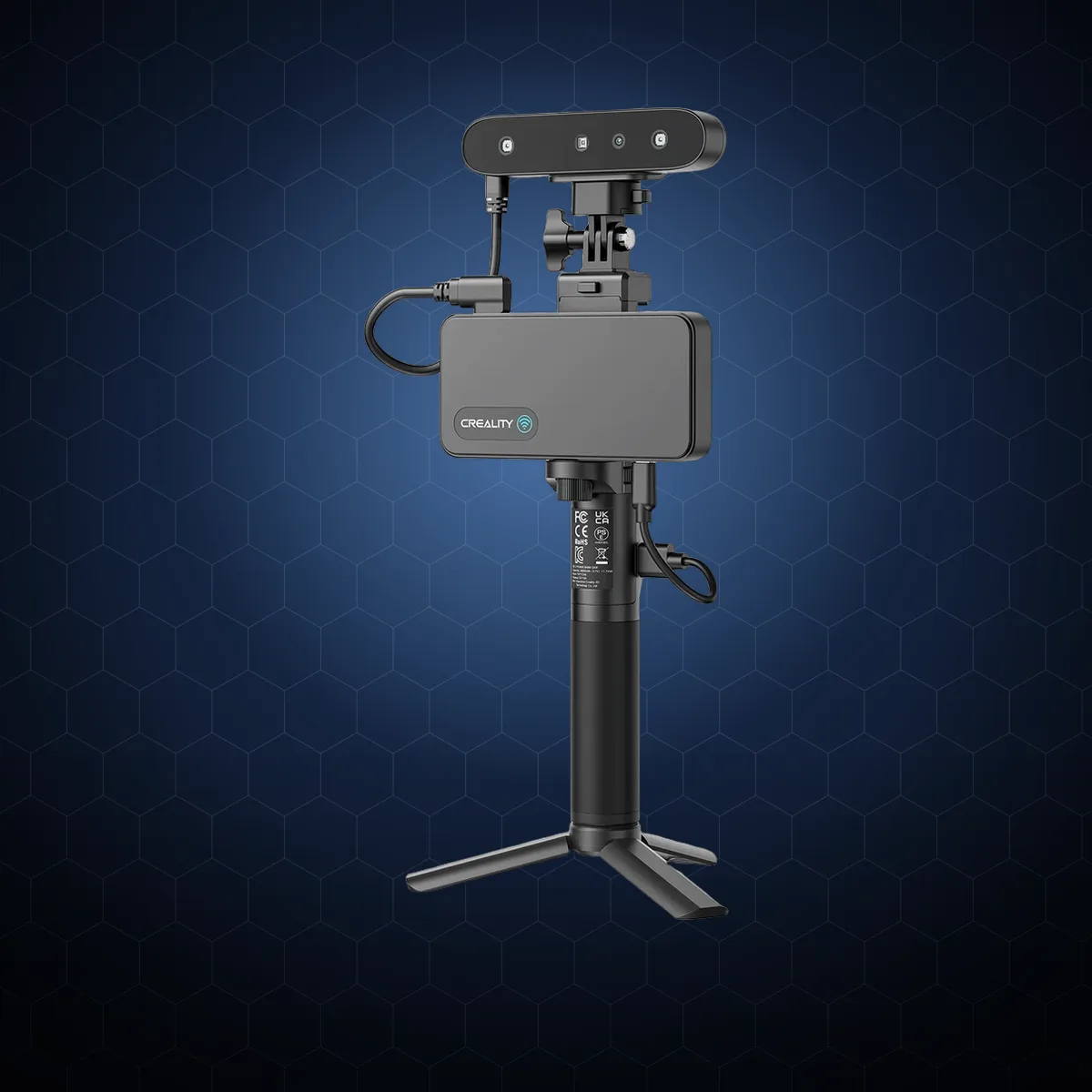 Scaner 3D portabil Creality CR-Scan Ferret Pro, precizie 0,1 mm, 30 fps, color 24-bit, Wi-Fi 6
