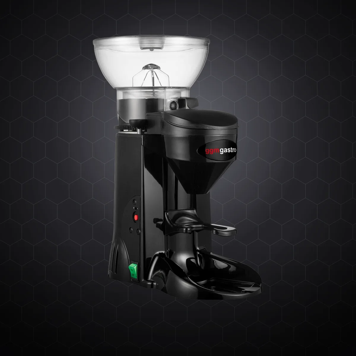 Râșniță de cafea profesională cu recipient 1 kg, neagră