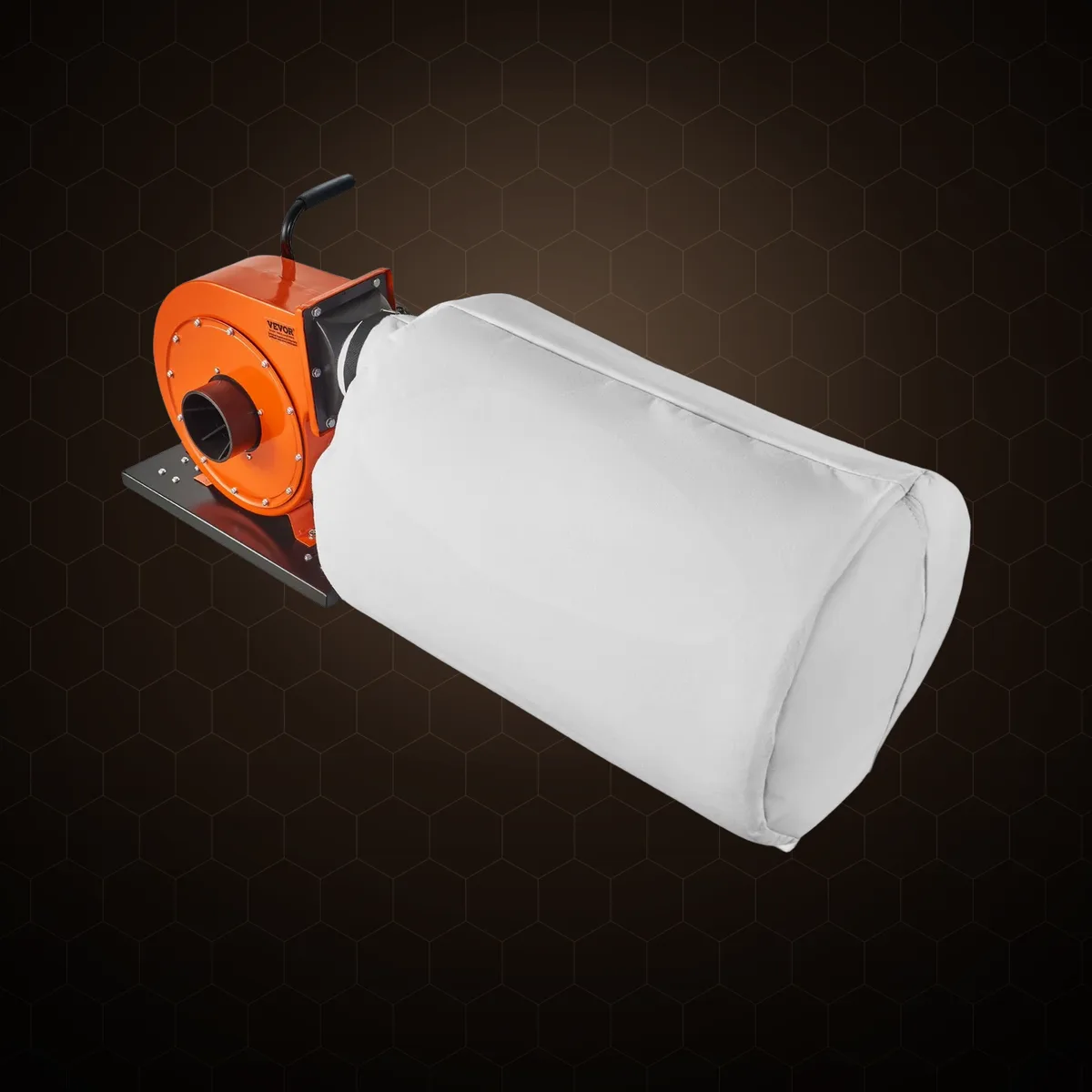 Exhaustor de praf mobil, 1 HP, 460 CFM, sac de colectare 80 L, filtrare 2,5 microni, cu roți și mâner