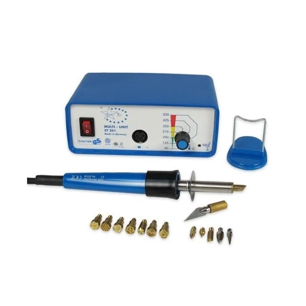 1× Stație profesională 30 W, temperatură reglabilă 50–500 °C
