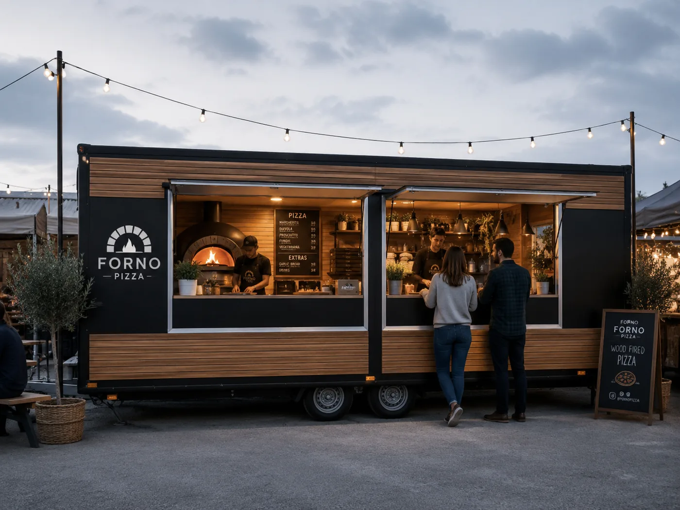 Pizzerie cu cuptor pe lemne
